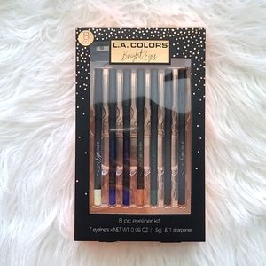 L.A. Colors 8 piece Bright Eyes Eyeliner Kit